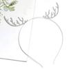 Zircon Crystal Snowflower Headdress Women Hair Hoop Elk Antlers Korean Hairbands Christmas Headband