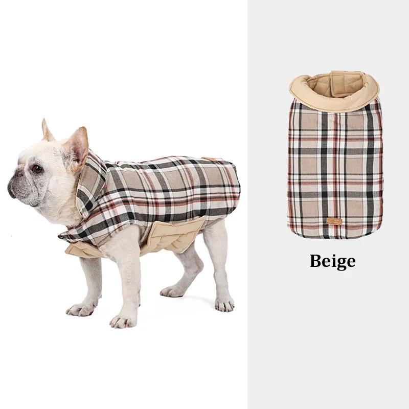 NONOR Winter Dog Jacket Waterproof Cozy Dog Clothes for Medium Large Dogs Warm Dog Coat French Bulldog Labrador Costume