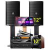 SANSUI PK12 Professional KTV Karaoke Speaker System CN Plug (adapter Included)