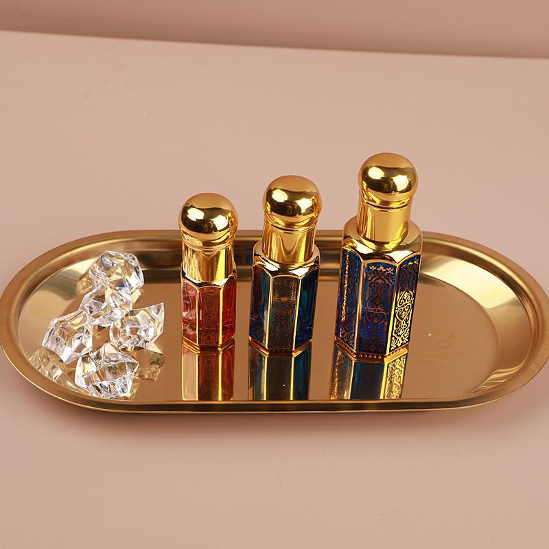 Portable Glass Roller Bottle for Essential Oils and Perfume - 3ml/6ml, Ideal for Massage and Samples