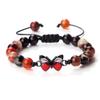 Adjustable Hand-Woven Bracelet with Butterfly Pendant for Women, Men's Gift, In Stock