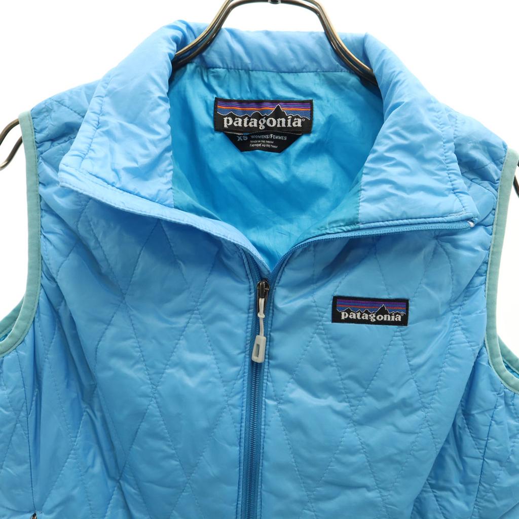 patagonia Nano Puff Batting vest XS Blue Outdoor 84245FA12 Women Used