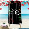 Penrith Panthers Legacy Print Beach Towel, Large Soft Quick Dry Towel for Beach Camping Swimming