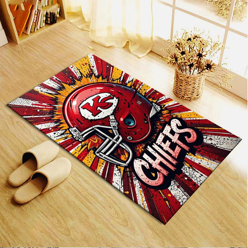 Kansas City Chiefs Carpet Rug For Living Room Bedroom Home Sofa Decorationkids Play Nonslip Floor Mat