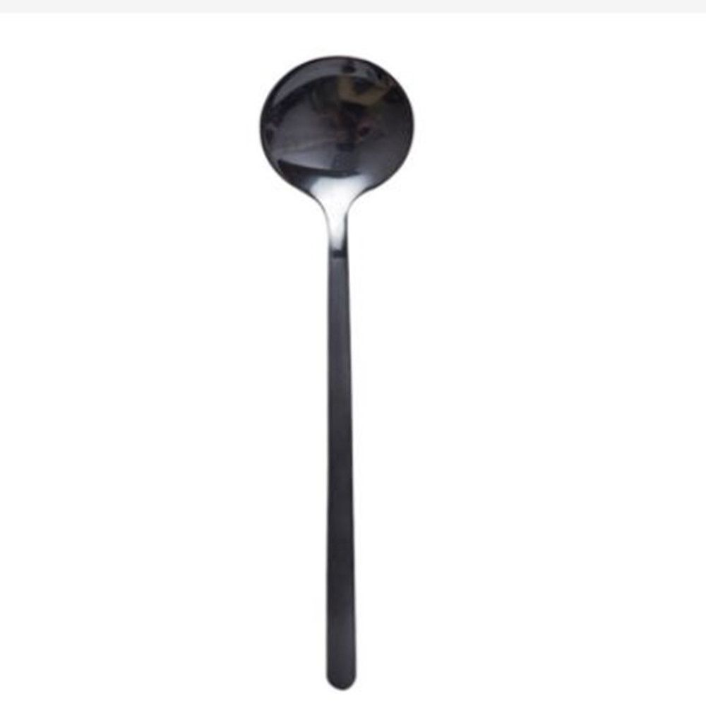 304 Nordic Style Round Coffee Spoon Dessert Spoon Tableware Stainless Steel