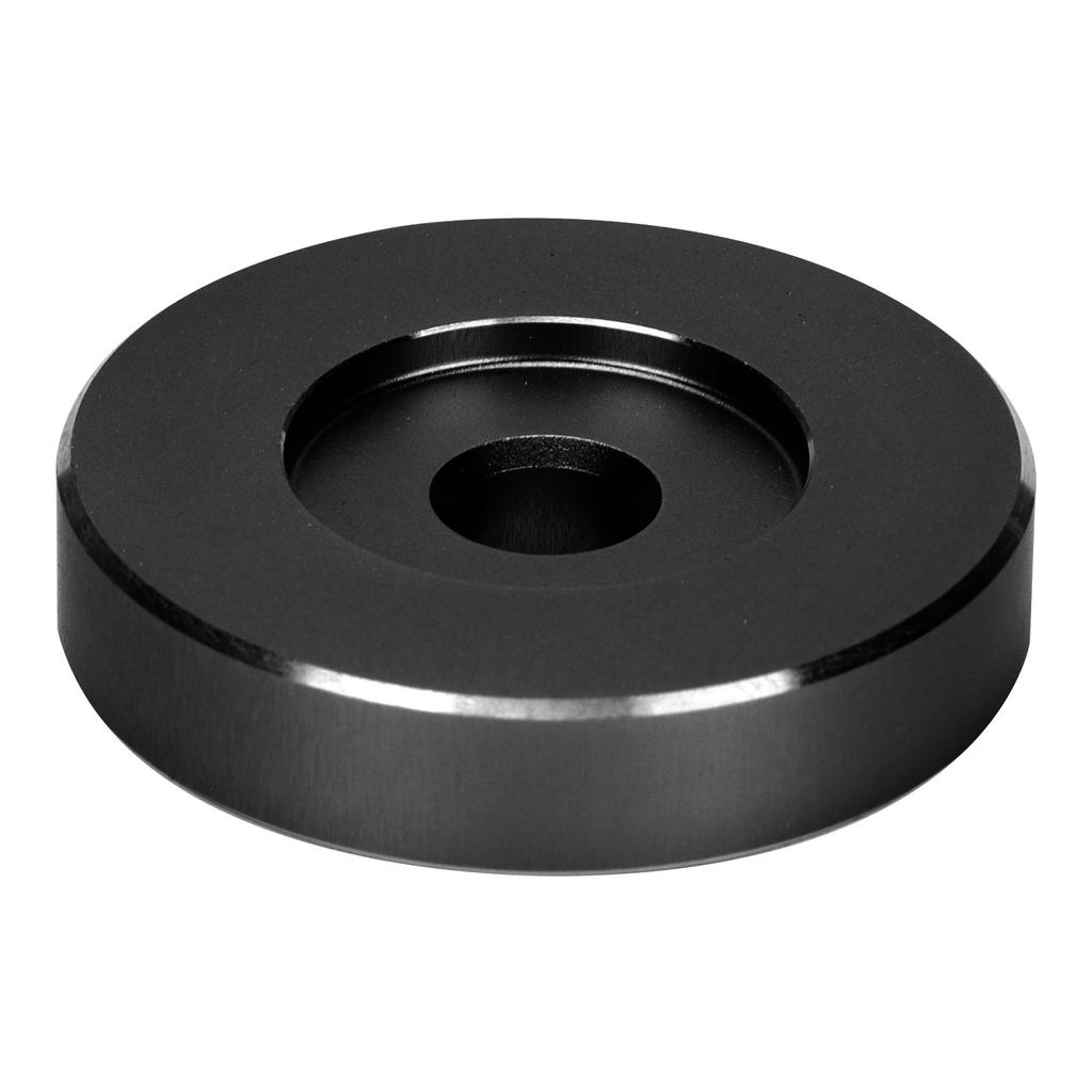 45 RPM Record Turntable Adapter Large Hole Conversion Sheet   Black Clamp Adapter for Most Big Hole Records