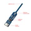 DM76 DC 5V Inductance Tester for Mobile Phone Repair and Mainboard Testing Inductance Fault Diagnosis Electromagnetic Meter