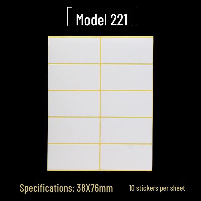 Adhesive Memo and Name Sticker Labels