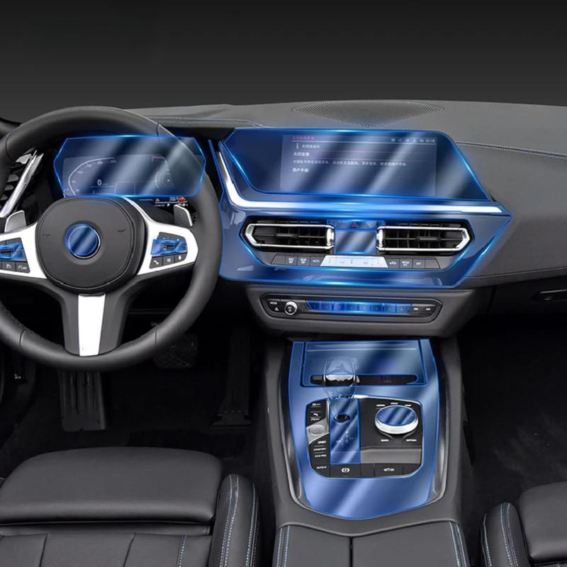 

For BMW Z4 G29 - Car Interior Center Console Transparent TPU Protective Film Anti-scratch Repair Film Accessories For RHD