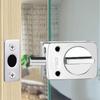 3 Keys Glass Display Cabinet Locks 13-18mm Room Door Locks Convenient Office Glass Door Lock  Home