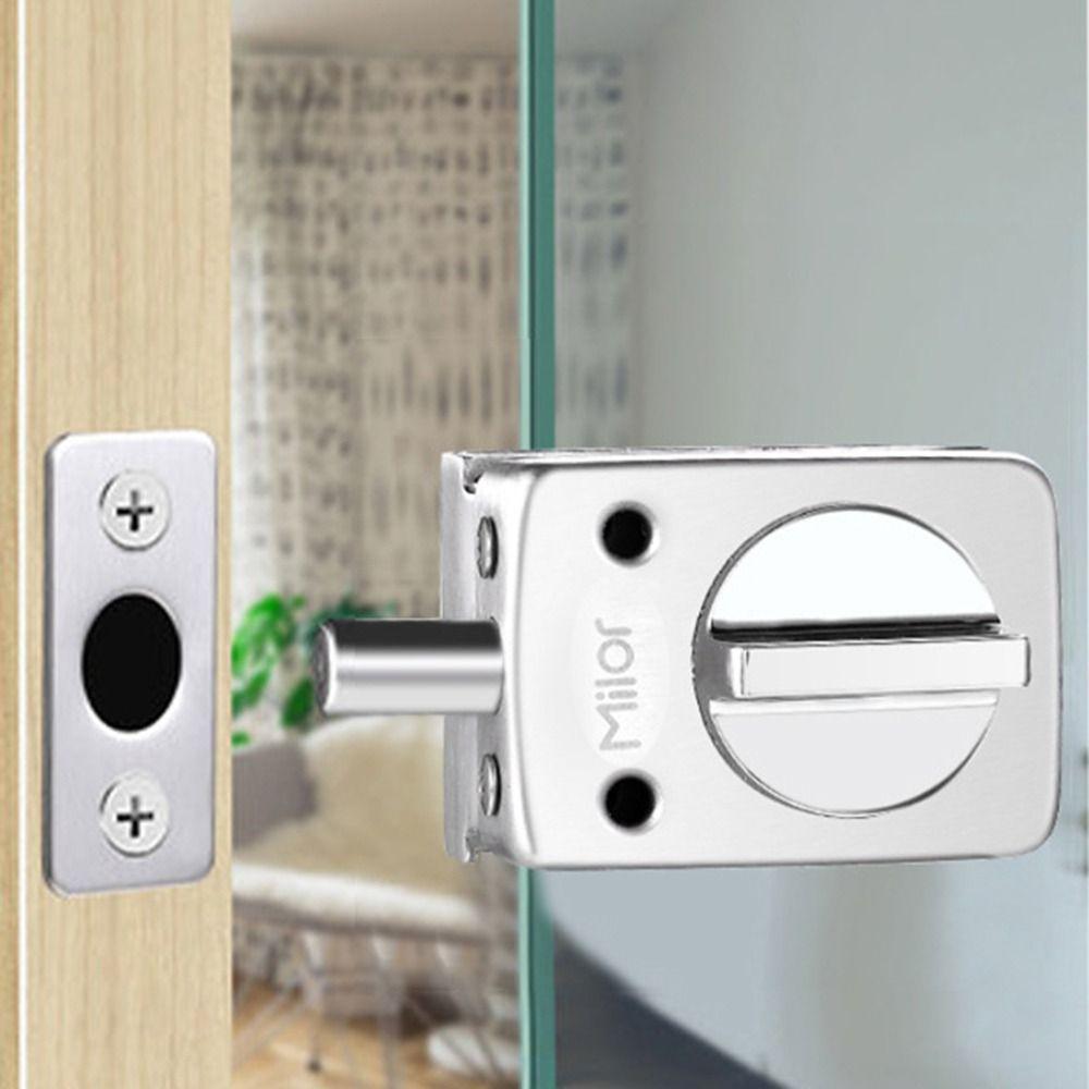 3 Keys Glass Display Cabinet Locks 13-18mm Room Door Locks Convenient Office Glass Door Lock Home