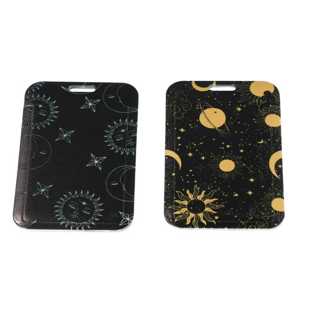 Sun and Moon Phone Lanyard Card Holder Badge Holder Phone Neck Strap ID Card Holder Hanging Rope