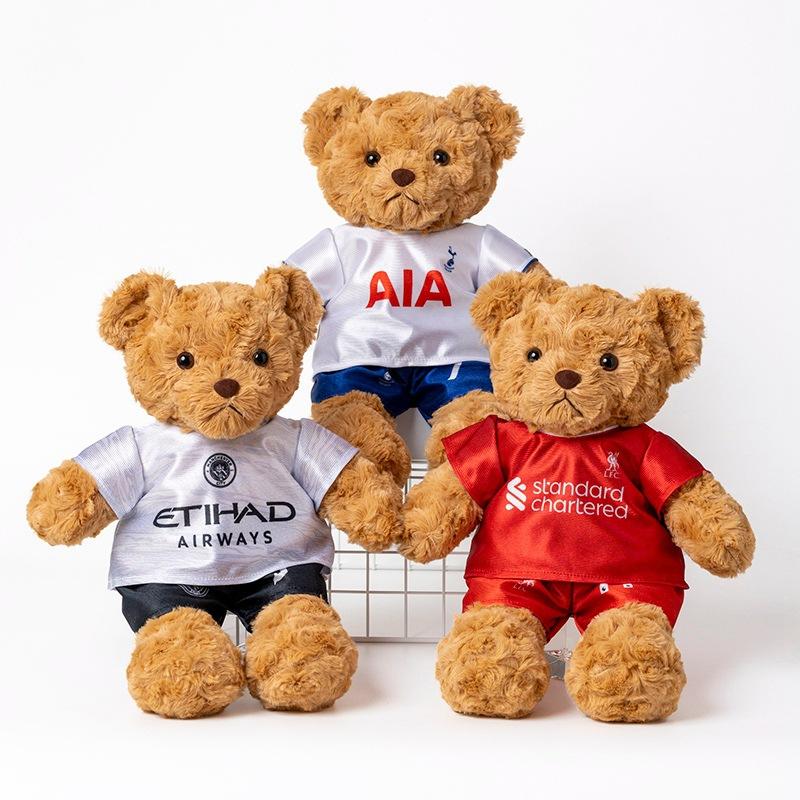 2024 European Cup Mascot Plush Toy Football Bear Doll Doll Macy Doll Decoration Boys Gift