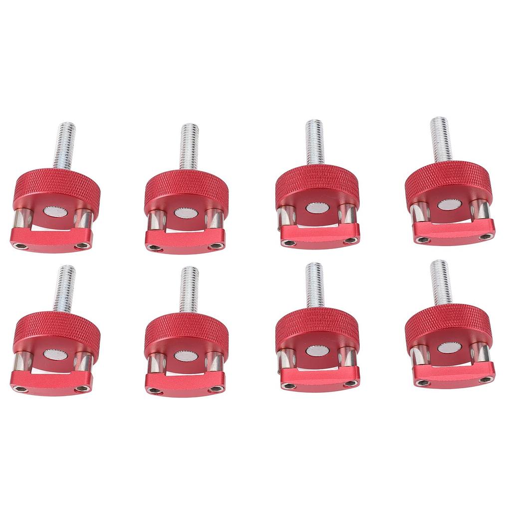 Quick Relse Thumb Screw Aluminium Alloy Red Hard Top Quick Removal Fastener Thumb Screws with Integrated D