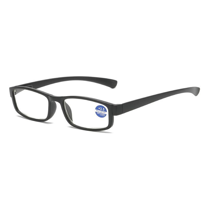 

Superlight Rectangle Reading Glasses Men Women Classic Small Presbyopic Glasses Male Vintage Business Anti-blue Light Glasses +400