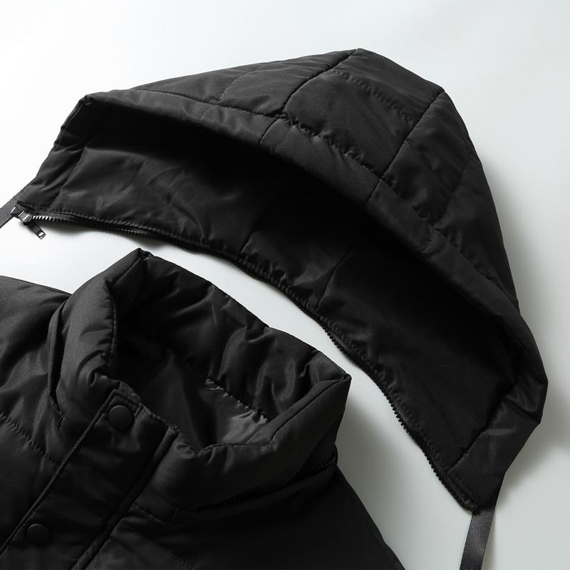 Plus Size L-8XL Fashion Men's Winter Sleeveles Jackets Hooded Casual Thick Warm Vests Men Coat