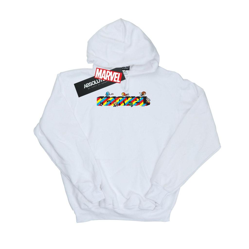 Marvel Girls Kawaii Marvel Stripes Hoodie