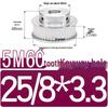 60-Teeth 5M Timing Pulley, T-Slot Width 16/21/27mm, BF Type Stepped with Machined Hole 6-20mm