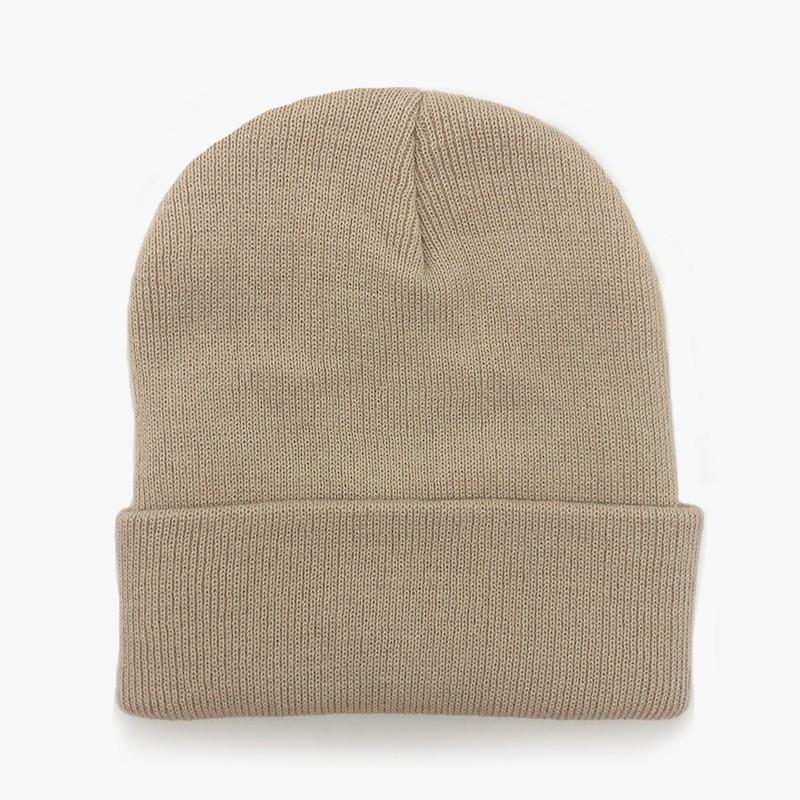 Unisex Warm Winter Beanie Hat, Stretch Knitted Solid Color Cap, Casual Soft Hat for Men and Women, Autumn Winter Cold Weather Headwear