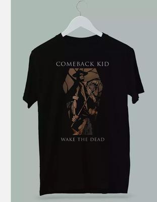 Comeback Kid Band Schwarz Kurzarm Größe T-Shirt Unisex
