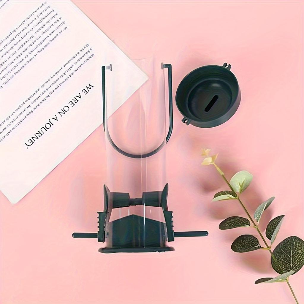 Garden Creative Hummingbird Feeder Pet Bird Suspended Cylindrical Feeder Outdoor Portable Bird Feeder Gardening Accessories