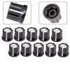 10pcs Potentiometer Knob D Type 6mm Shaft Hole Volume Control Potentiometer Knob For Guitar Bass Electric Guitar Lovers