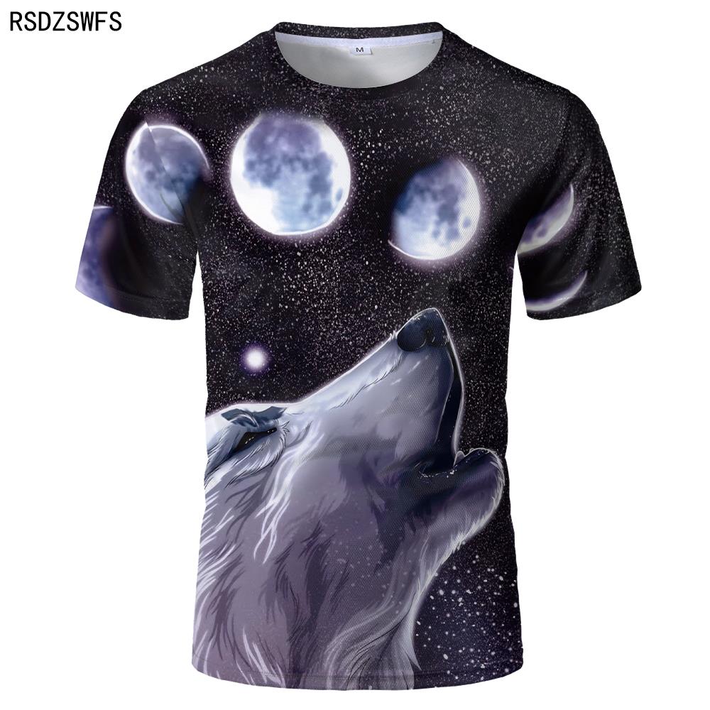 2023 spaß Neueste Harajuku Wolf 3D Drucken Coole T-shirt Männer/Frauen Kurzarm Sommer Tops Schönheit T shirt Mode tier Tees