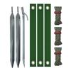 Stumpfstütz-Set Baum-Abstütz-Set Eisen-Erdspieße