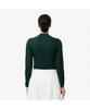 LACOSTE Women'S Graphic Point Mock Neck Long Sleeve T-Shirt Tf2765-54N Yzp