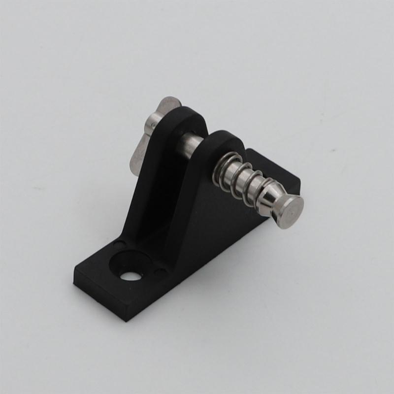Boat Shade Top Mounting Bracket Bimini Top Deck Hinge with Quick Release Pin and Screws for Marine Awning Repair