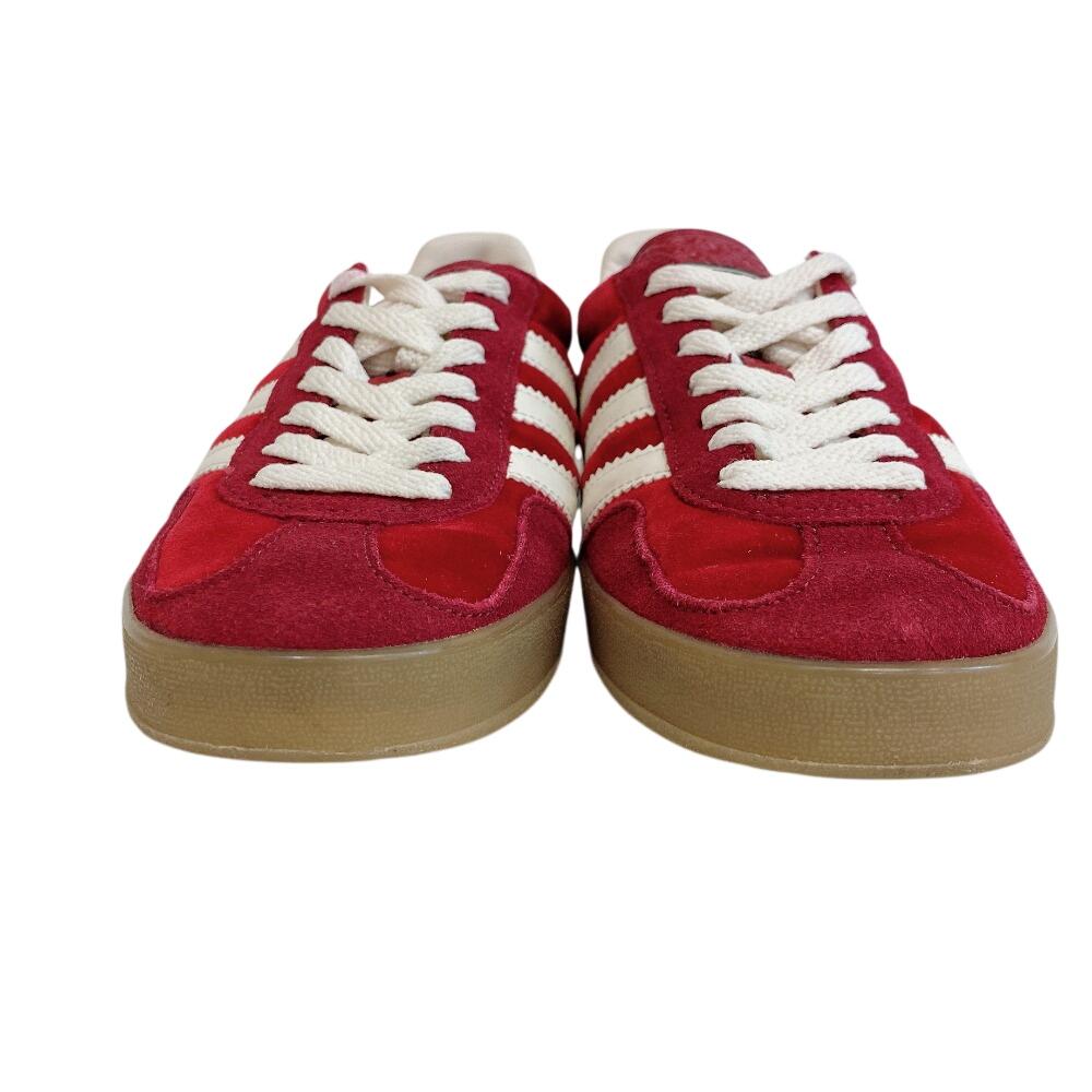 GUCCI Sneakers Velour Suede suede GAZELLE sneakers Red suede Used