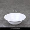 Pure White Minimalist Ceramic Bowl Set