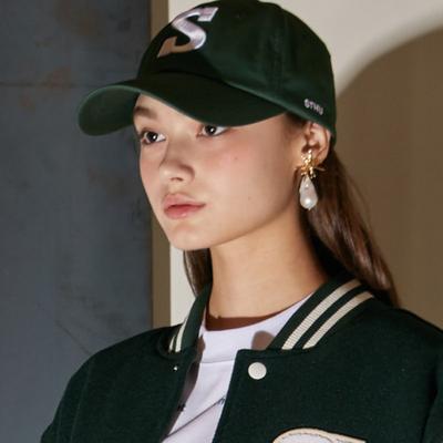 Cappellino da baseball STHU Verde con Ricamo Grande S