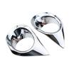 For Peugeot 2008 2014 2015 2016 2017 2018 Front Fog Light Sticker Cover 2Pcs Fog Lamp Decorative Trim Styling Accessories