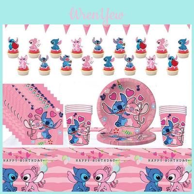 Lilo Stitch Birthday Party Decorations Supplies Banner Cake Topper Balloons