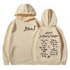 Rapper Mora Lo Mismo De Siempre Tour 2025 Album Hoody Men Women Vintage Aesthetic Sweatshirt Fashion Oversized Hoodie Streetwear