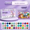 Waterproof Washable Acrylic Marker & Watercolor Pen Set for Students