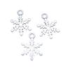 Snowmen Charms Snowflake Pendants For Winter Christmas Themed Jewelry
