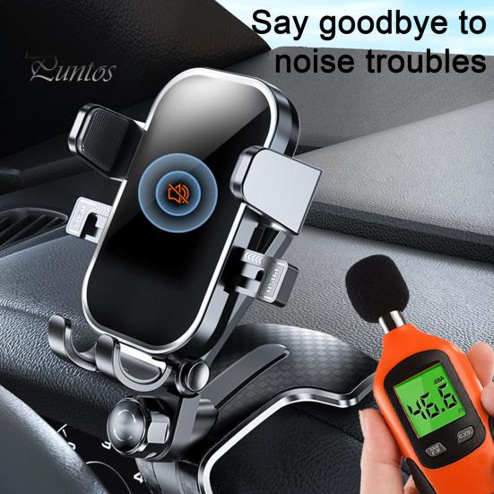 Biltelefonhållare 360 ​​graders justerbar instrumentbrädesfäste Universal fjäderklämma Multifunktionell bilhållare för mobiltelefon Stödfäste Telefontillbehör