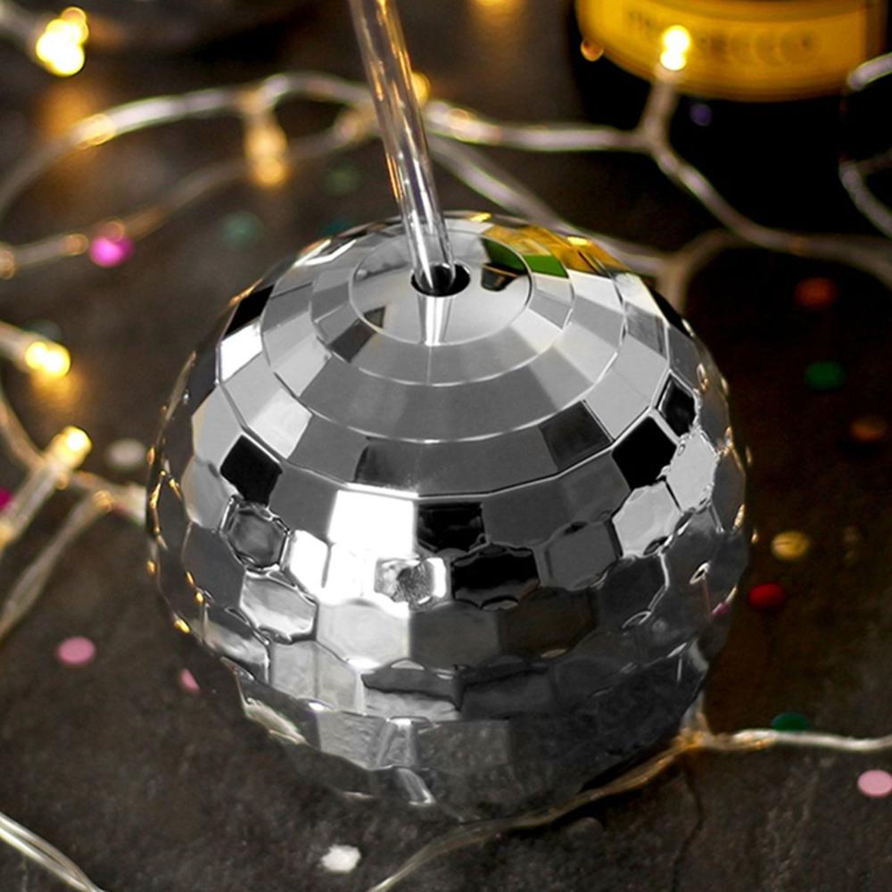 Nightclub Glitter Flashlight Sparkly Cocktail Wine Goblets Disco Ball Cup Bar Tools