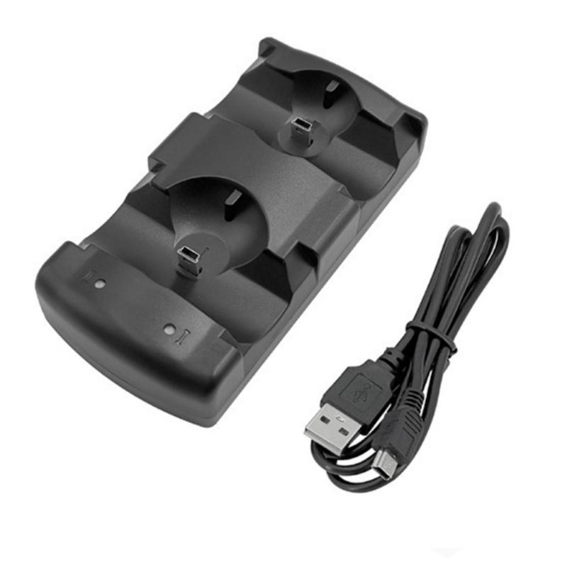 

Game Controller Charger Double Console Charger Charging Docking Station Stand with LED Light Charging Dock Accessories 1