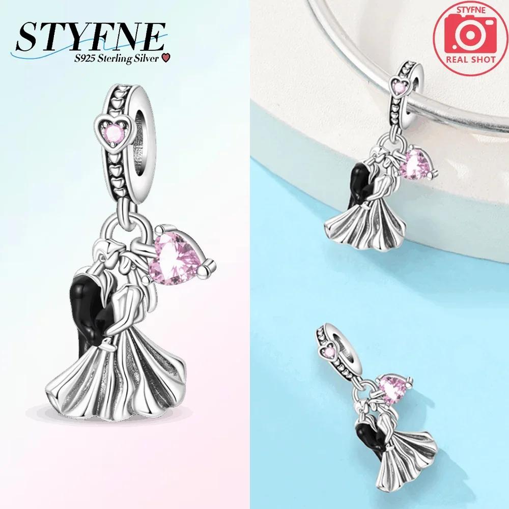 Charm Bead Charms Plata Originales Pink Bouquet House Bead Charms Ideal For Charm Bead Charms copper Bracelets Bead Charms Jewellery Making Womens Gi