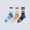 Dot Carnival Socks - Blue [CQ-CT-25-1-SD1M-070]