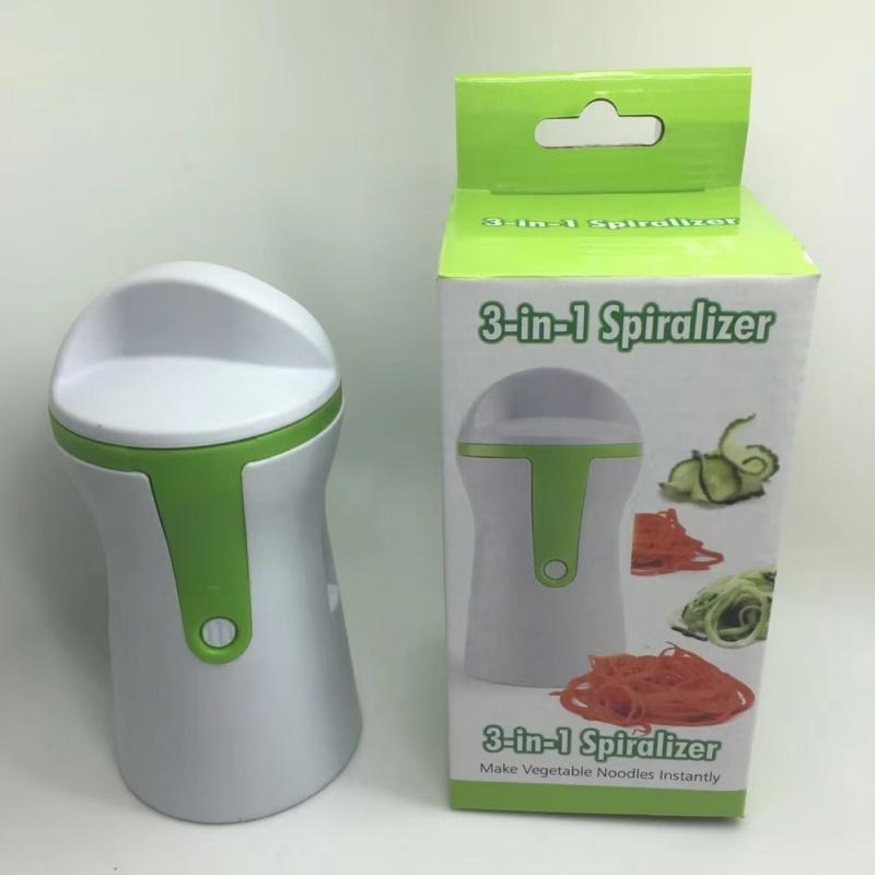 

Многофункциональная роторная ломтерезка, ручная спиральная нарезка фруктов и овощей, измельчение огурцов, изготовление спагетти, кухонные принадлежности, гаджет