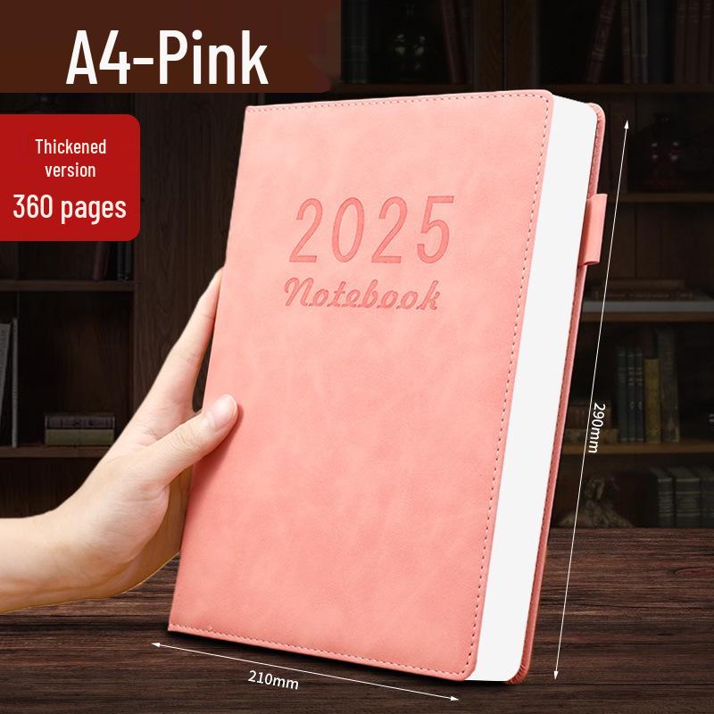 

Блокнот А5 товстий високої якості: 2025 Щоденник студента та бізнесмена з логотипом на замовлення, A4