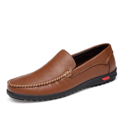 Genuine Leather Men Casual Shoes Italian Shoes Moccasins Slip On Men's Flats Breathable Hollow Out Male Handmade Moccasins Soft