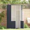 Vidaxl Aviary, Anthracite, 115X78X200 Cm, Galvanized Steel