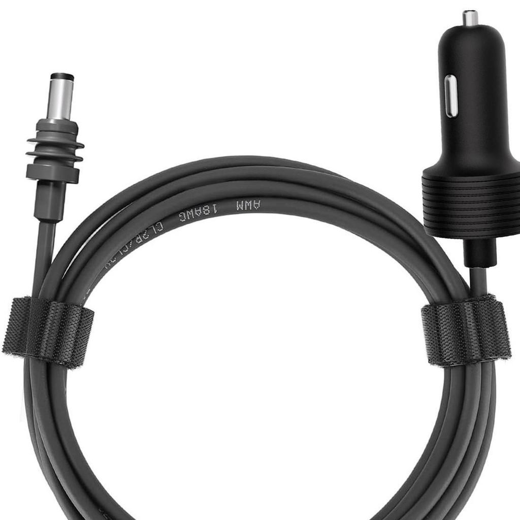 Mini Car Charger Cable - DC Head Cigarette Lighter Adapter