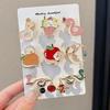 Year Cute Snake Brooch Metal Badge Cartoon Brooch Bags Clothing Accessories