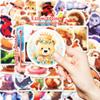 50 Cartoon Fairy Tale Sense Pants Owl Tiger Animal Stickers Tablet Water Cup Decoration Stickers